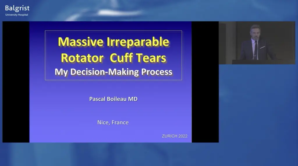 Massive Irreparable Rotator Cuff Tears - My Decision-Making Process